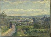 Camille Pissarro Vue de Saint-Ouen-l Aumone Sweden oil painting artist